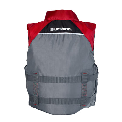 Bluestorm Classic Youth Fishing Life Jacket - Nitro Red [BS-365-RED-Y]