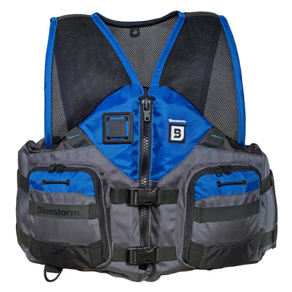 Bluestorm Sportsman Adult Mesh Fishing Life Jacket - Deep Blue - 2XL/3XL [BS-105-BLU-2/3X]