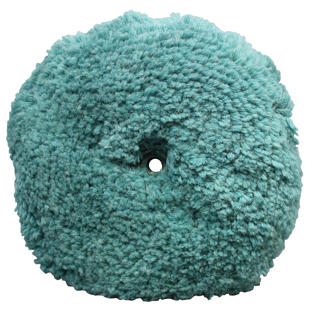 Presta Green Double-Sided Wool Light Cutting/Polish Pad - 9" [890163]