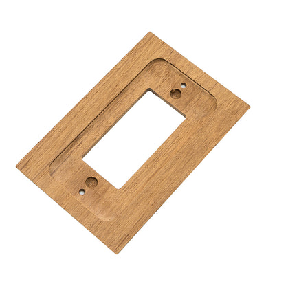 Whitecap Teak Ground Fault Outlet Cover/Receptacle Plate [60171]