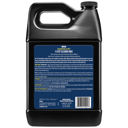 Meguiar's #50 Boat/RV Cleaner Wax - Liquid 1 Gallon [M5001]