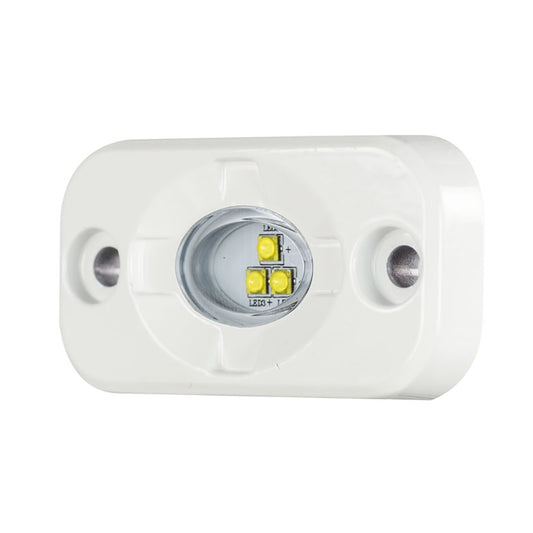 HEISE Marine Auxiliary Accent Lighting Pod - 1.5" x 3" - White/White [HE-ML1]