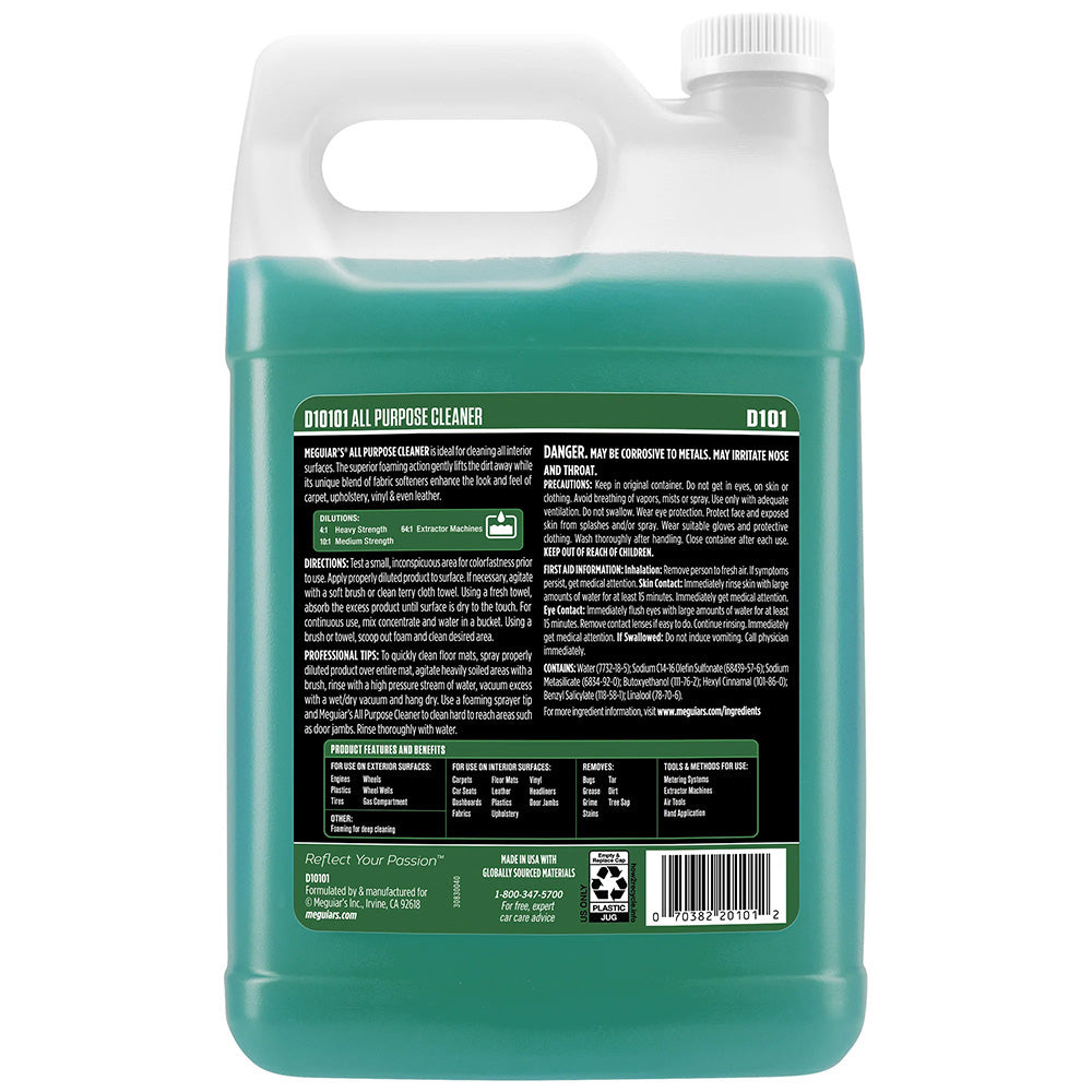 Meguiars Detailer All Purpose Cleaner - 1-Gallon *Case of 4* [D10101CASE]