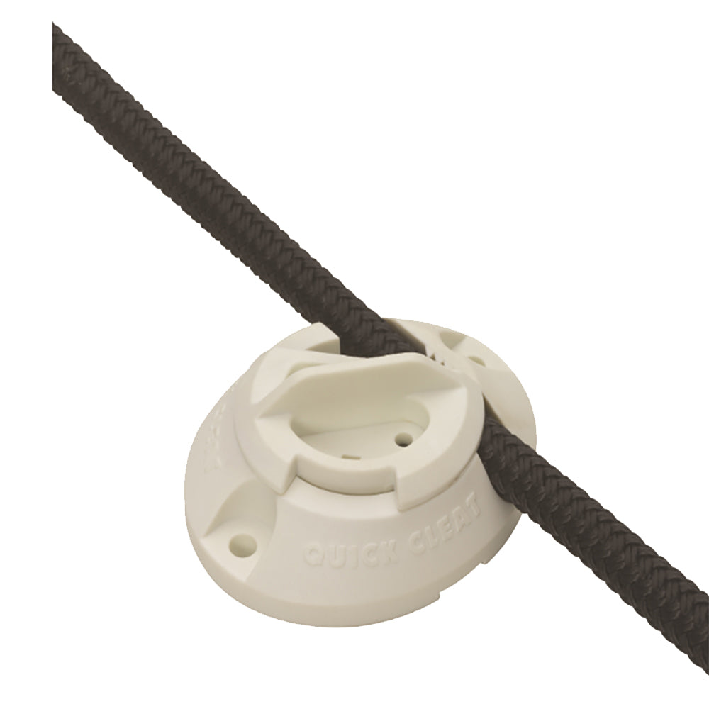 Barton Marine Quick Cleat - 5/16" - White [60031]