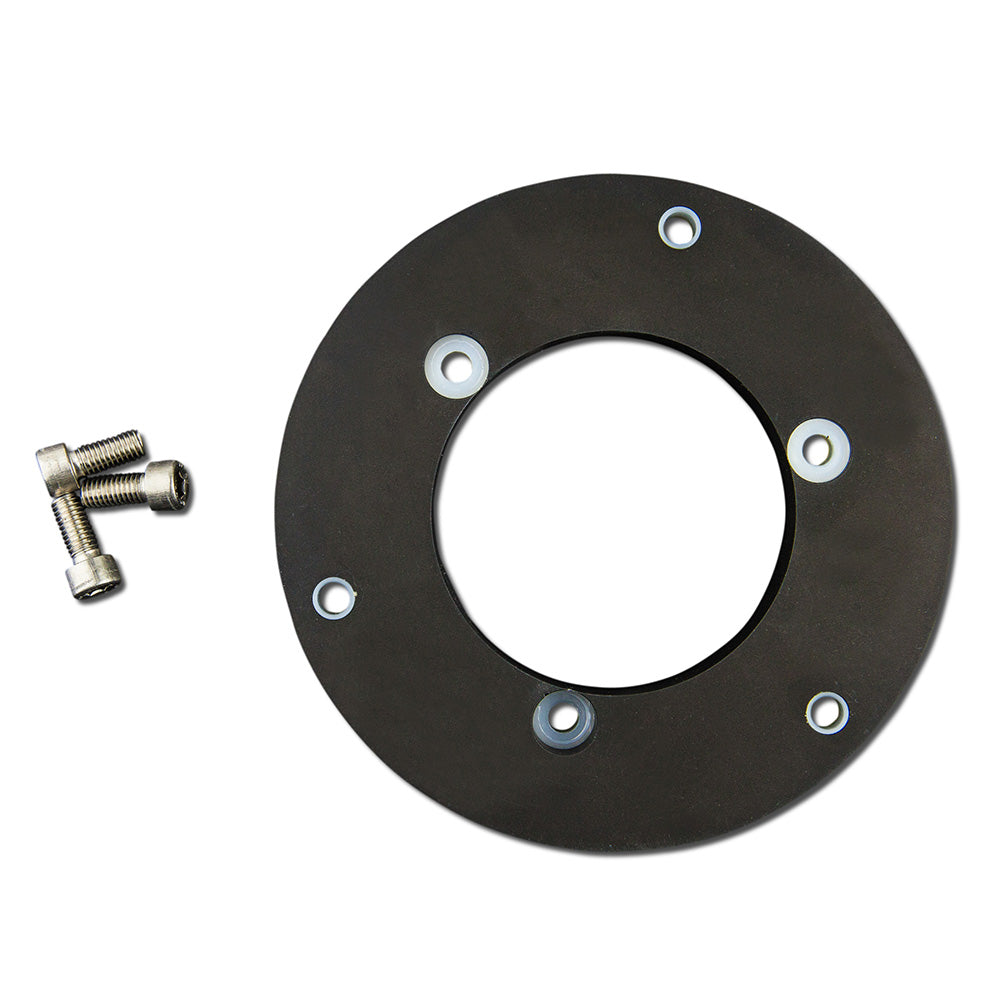 Lopolight Circular Baseplate f/Horizontal Mount Lights - Aluminum - Black [400-401-B]